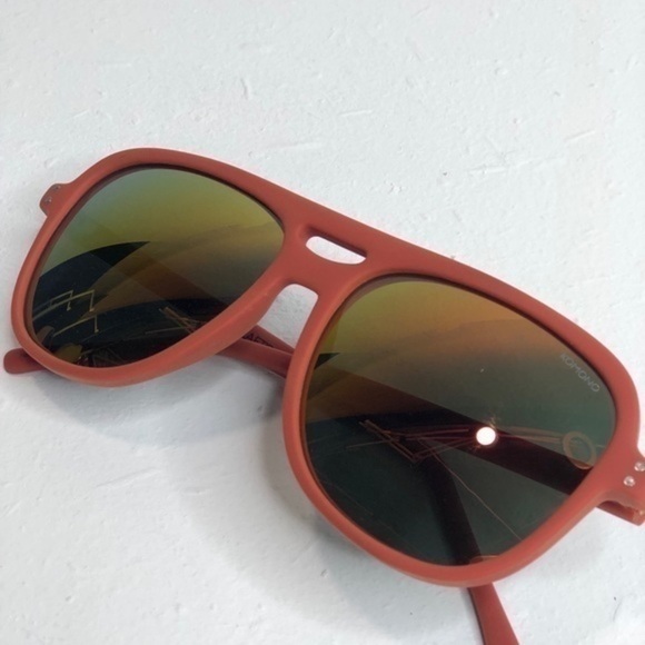 KOMONO  Rafton Brick Red Rubber Sunglasses… - Picture 6 of 10